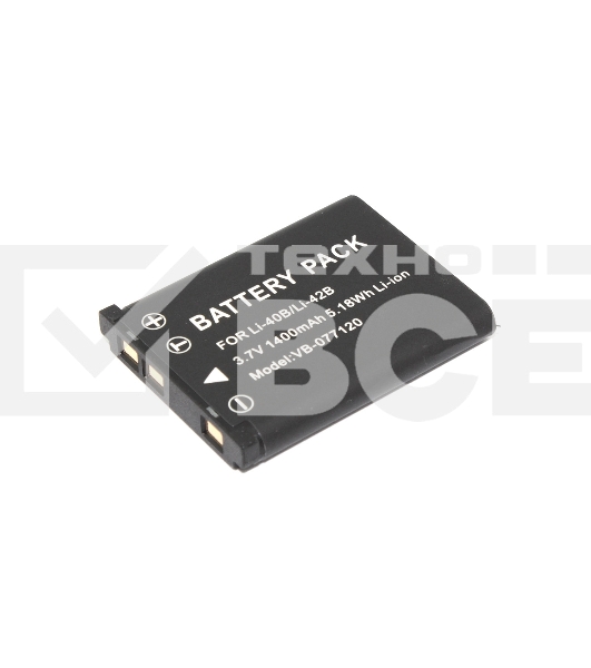 Аккумуляторная батарея для фотоаппарата Olympus Li-40B, Li-42B 3.7V 1400mAh Li-ion