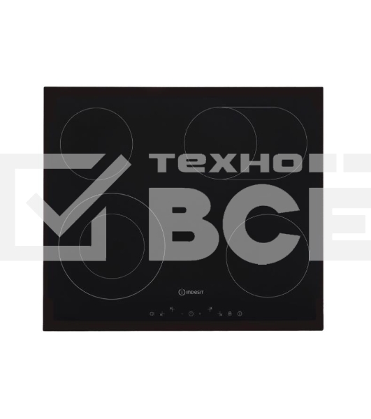 Электрическая варочная панель Indesit IRT 660, независимая, черный