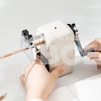 Точилка для карандашей механическая Deli E0620S, 1 отверстие, пластик, ассорти, фото4