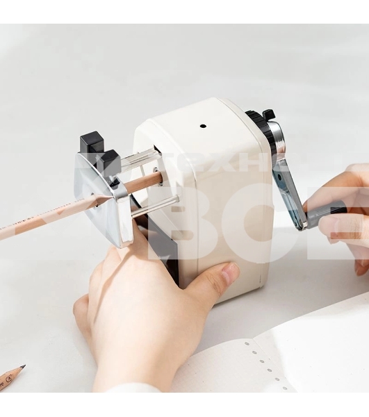 Точилка для карандашей механическая Deli E0620S, 1 отверстие, пластик, ассорти