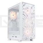 Компьютерный корпус HSPD M510, Mesh Mid Tower, белый, TG, 0.5 SPCC, 4x120мм ARGb ATX, mATX, mITX 180/280/160мм 1x2.5