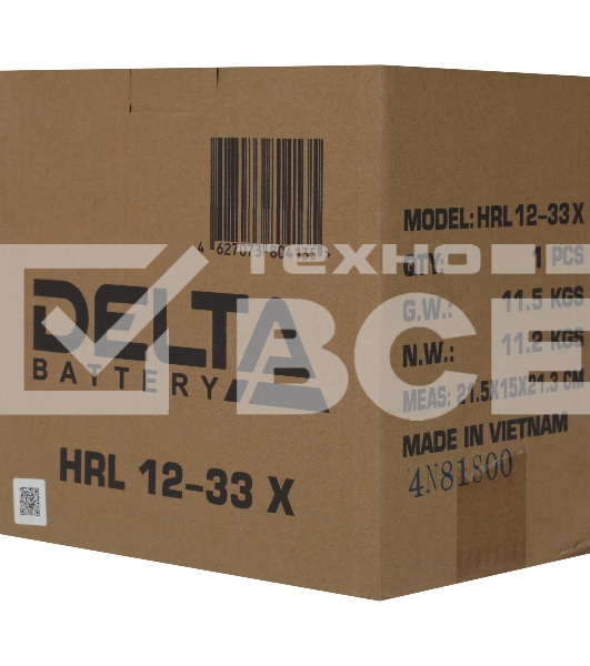 Батарея для ИБП Delta HRL 12-33 X 12В 33Ач