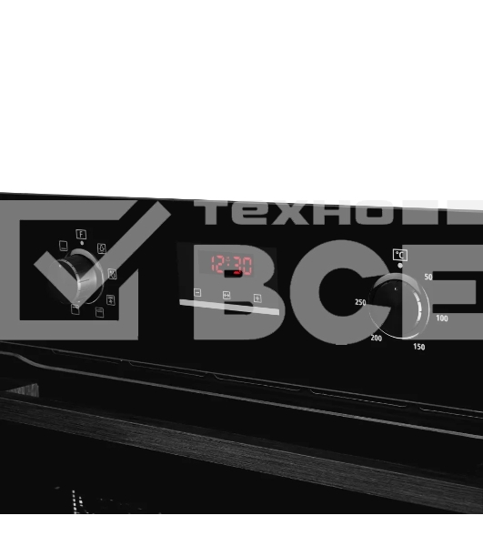 Встраиваемый духовой шкаф Kuppersberg HM 628 Black 60 см, 70 л, 8 режимов, гидролизная очистка, черный