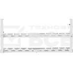 Кабель-канал Cactus CS-CM-700-2WT для столов 72.8x13.5x34.2см белый, фото3