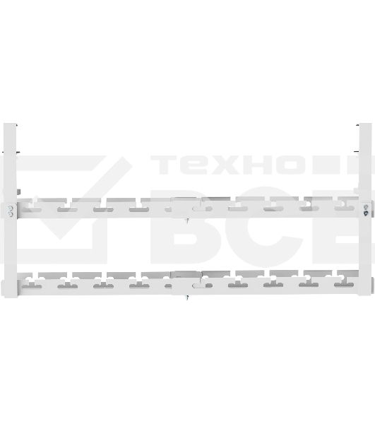 Кабель-канал Cactus CS-CM-700-2WT для столов 72.8x13.5x34.2см белый