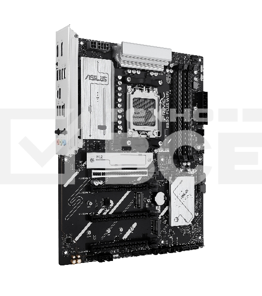 Материнская плата ASUS PRIME B850-PLUS WIFI, AM5, AMD B850, 4xDDR5, 4xSATA, 3xM.2, 1xPCIe 5.0 x16, 1xPCIe 4.0 x16, 2xPCIe 3.0 x1, 1xDP, 1xHDMI, 1x2.5Gb LAN, Wi-Fi 6E, Bluetooth 5.3, 4xUSB-A 10Gbps, 1xUSB-C 10Gbps, 2xUSB-A 5Gbps, 2xUSB-A 2.0, 3x3.5 мм, 7.1