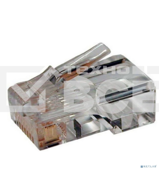 Коннектор LAN RJ-45 (8P8C), категория 5E. В упаковке 100 шт.