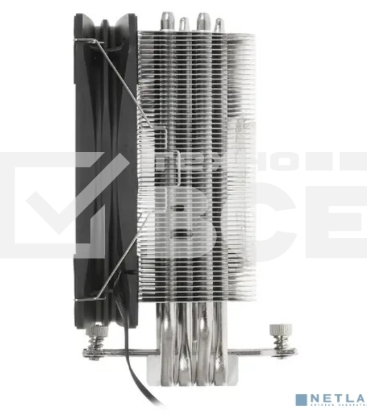 Кулер PCCooler Paladin 400 S115X/1200/1700/AM4 (20 шт/кор, TDP 200W, 130мм PWM FAN, 4 тепловые трубки 6мм, 800-1600RPM, 18-28,6dBa)