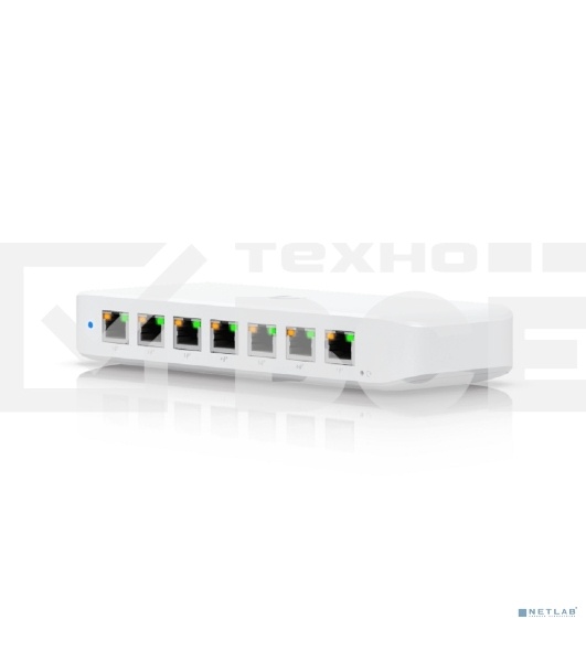 Коммутатор Ubiquiti UniFi Switch Ultra 60W PoE-коммутатор, 8х 1G RJ45, раздача 52 Вт