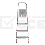 Стремянка металлическая Rexant 4 ступеньки, усиленный профиль, фото4