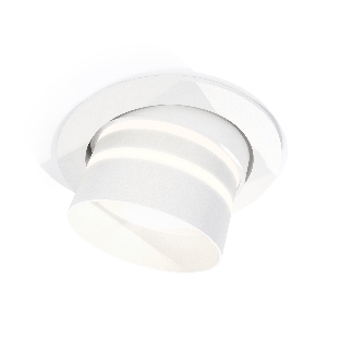 Комплект встраиваемого поворотного светильника Ambrella light XC7651082 SWH/FR белый песок/белый матовый MR16 GU5.3 (C7651, N7141)