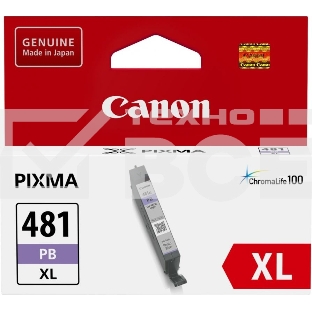 Картридж струйный Canon CLI-481XL PB 2048C001 фото голубой (8.3 мл) для Canon PixmaTS8140TS/TS9140