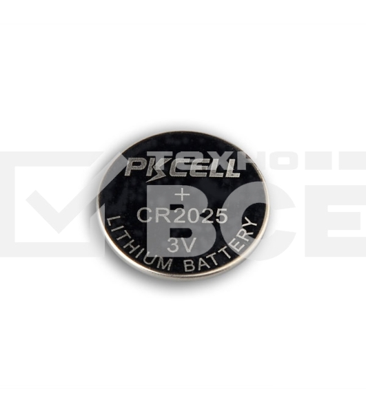 Литиевый элемент питания PKCELL CR2025-5B тип - CR2025 5 шт в блистере