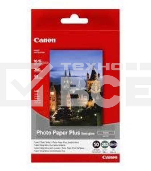 Фотобумага CANONПолуглянцевая 260г/м2, A6 (10X15), 50 л.