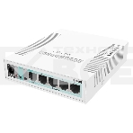 Сетевой коммутатор MikroTik RB260GS RouterBOARD 260GS 5-port Gigabit smart switch with SFP cage, SwOS, plastic case, PSU, фото5