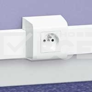 Рамка Mosaic LEGRAND 030378 2 модуля, для установки на кабель-канал 75x20мм, цвет белый