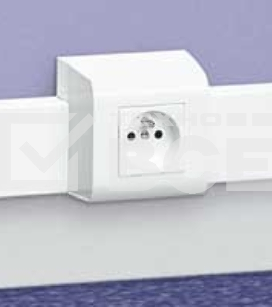 Рамка Mosaic LEGRAND 030378 2 модуля, для установки на кабель-канал 75x20мм, цвет белый