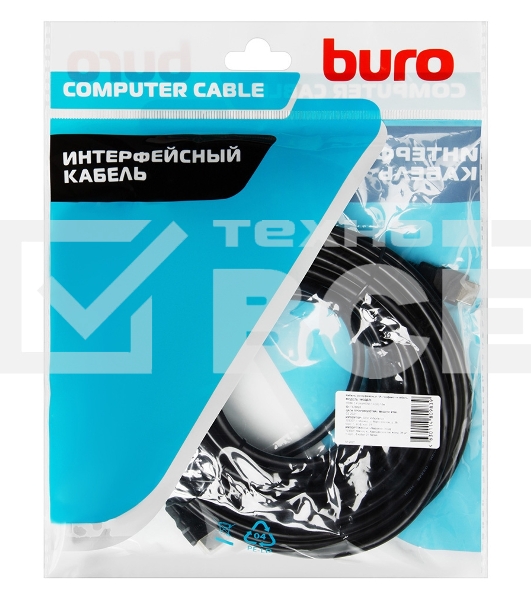 Кабель аудио-видео Buro HDMI (m)/HDMI (m) 15м. черный (BHP-HDMI-1.4-15)
