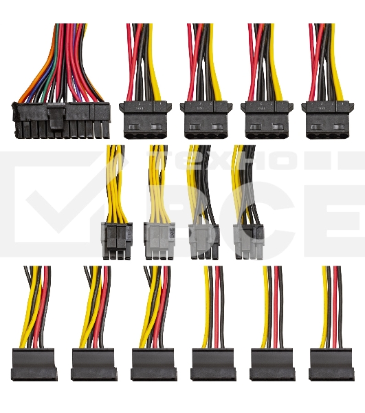 Серверный блок питания  1000W ExeGate EX292188RUS ServerPRO-2U-1000ADS (2U, APFC, КПД 87% (80 PLUS Silver), 6cm ball bearing fan, 24pin, 2x(4+4)pin, 2x8pin, 6xSATA, 6xIDE)