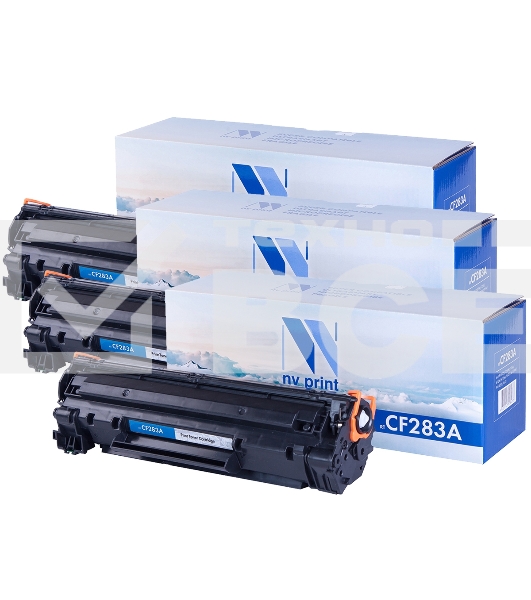 Картридж NVP совместимый NV-CF283A-SET3 для HP LaserJet Pro M201dw/M201n/M125r/M125ra/M225dn/M225dw/M225rdn/M125rnw/M127fn/M127fw (1500k) (3 шт)