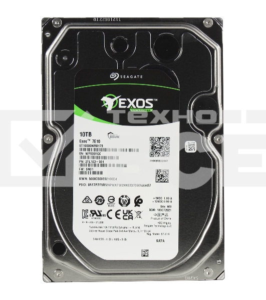 Жесткий диск Seagate SATA 10TB 7200RPM 6GB/S 256MB ST10000NM017B