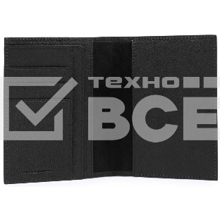 Обложка для документов Piquadro Black Square PP1660B3/N черный натур.кожа