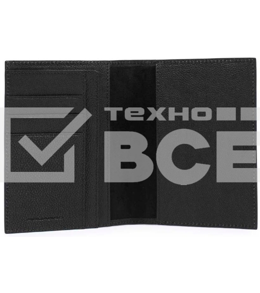 Обложка для документов Piquadro Black Square PP1660B3/N черный натур.кожа