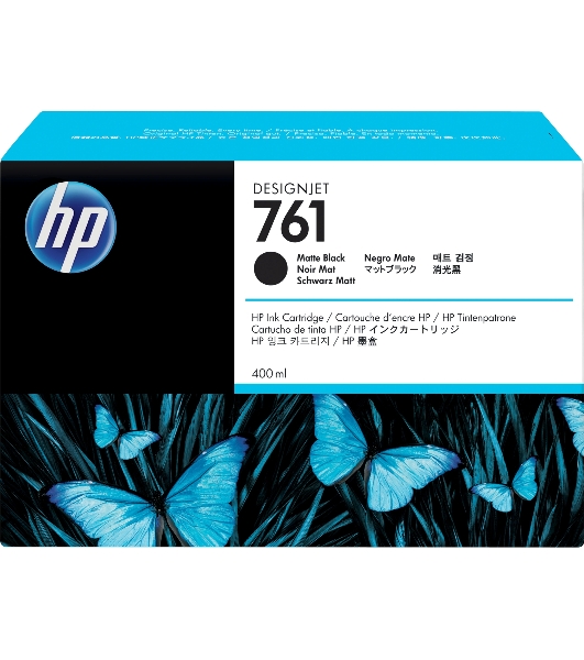 Картридж струйный HP №761 CM991A черный матовый для HP DJ T7100 (400мл)