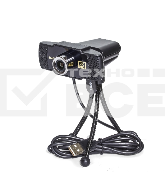 Веб-камера ExeGate BusinessPro C922 2K Tripod