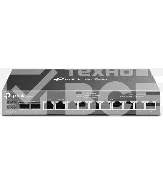 Гигабитный VPN-маршрутизатор TP-Link ER7212PC Omada с портами PoE+ и контроллером