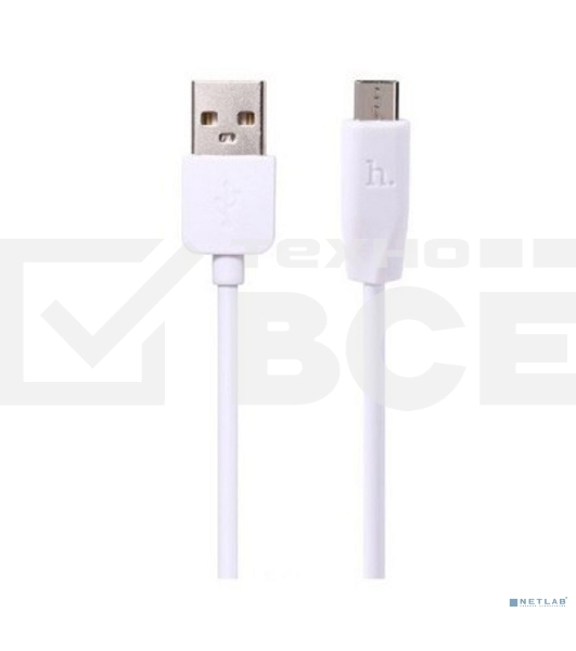 Кабель USB Micro/HOCO HC-42686 X1/2m/2.1A/белый