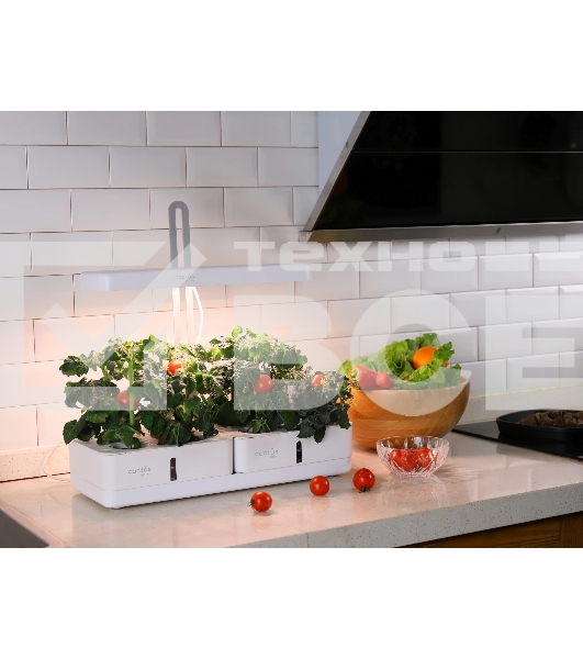 Гидропонная установка Cactus Garden 3л 20Вт белый (CS-LEDPOT-08)