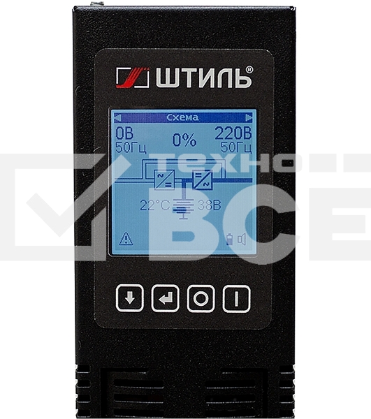 Источник бесперебойного питания Штиль STR1103L 2700Вт 3000ВА черный