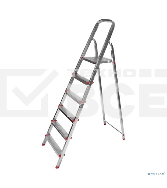 Стремянка металлическая Rexant 6 ступенек, усиленный профиль