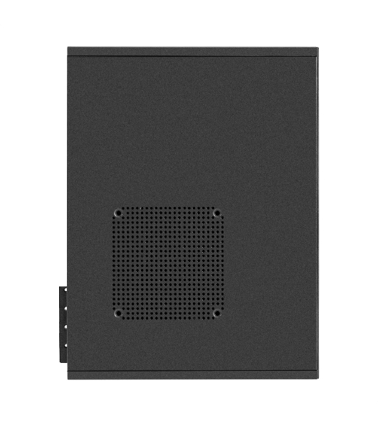 Компьютерный корпус Minitower ExeGate BAA-308MUC-UNS450 (mATX, БП UNS450 с вент. 12см, 1хUSB+1хUSB 3.0+1хTypeC, HD Audio, черный)