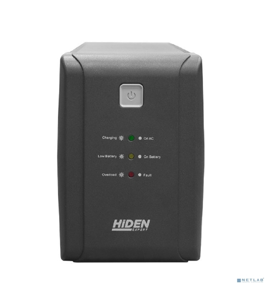 Источник бесперебойного питания HIDEN EXPERT ULI600E 600ВА/360Вт Линейно-интерактивный,4xIEC C13 LED, USB, встроенный АКБ 1 x 12В/7Ач УТ-00002431