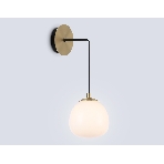 Настенный светильник Ambrella light LH51005 SGD/BK/FR золотой песок/черный/белый матовый G9 max 28W 130*200*400, фото7