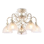 Светильник Ambrella light TR3057/5 BG/GD/FR бежевый/золото/белый матовый E27/5 max 40W D600*380, фото8