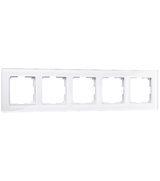 Рамка на 4 поста WERKEL AluMax (алюминий) W0043506