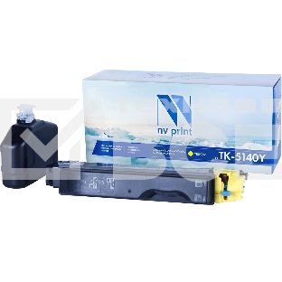 Картридж NVPrint совместимый Kyocera TK-5140 Yellow для ECOSYS M6030cdn/P6130cdn/M6530cdn (5000k)
