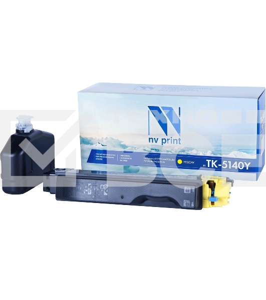 Картридж NVPrint совместимый Kyocera TK-5140 Yellow для ECOSYS M6030cdn/P6130cdn/M6530cdn (5000k)