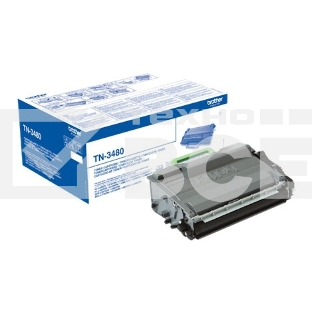 Картридж лазерный Brother TN3480 черный (8000 стр.) для Brother HL-L5000D/L5100DN/L5100DNT/L5200DW/L5200DWT/L6250DN/L6300DW/L6300DWT/L6400DW/L6400DWT/DCP-L5500DN/L6600DW/MFC-L5700DN/L5750DW/L6800DW/L6800DWT/L6900DW/L6900DWT