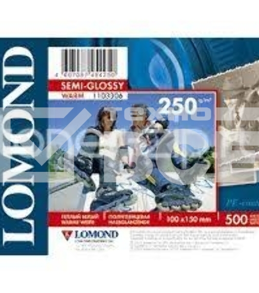 Фотобумага Lomond для струйной печати, A6, 250 г/м2, 500 листов (Полуглянцевая тепло-белая, микропористая)