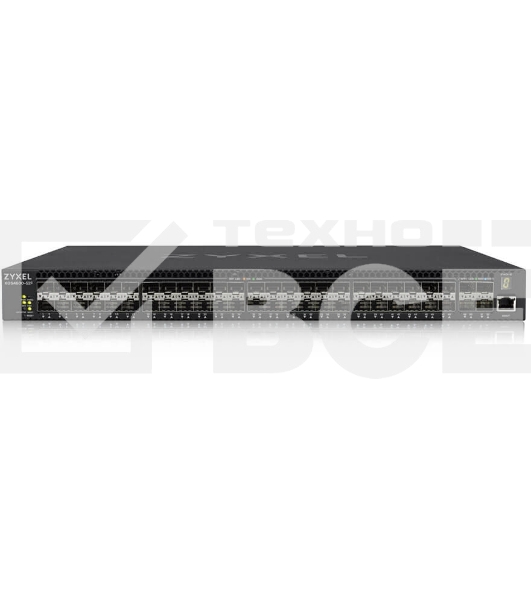 Коммутатор ZYXELXGS4600-52F AC L3 Managed Switch, 48 port Gig SFP, 4 dual pers. and 4x 10G SFP+, stackable, dual PSU AC