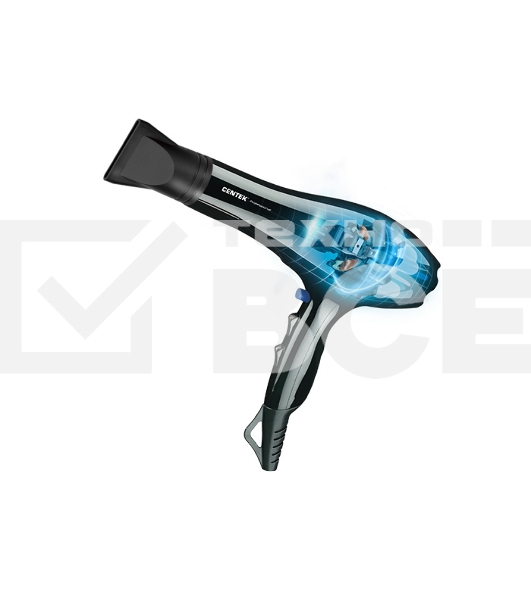 Фен Centek CT-2227 Professional 2200Вт, мощный AC мотор, 5 режимов, 2 концентратора