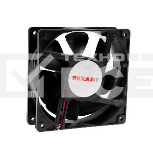 Вентилятор для корпуса Rexant RХ 12038HS 24 VDC черный, 120 мм, 2500 об/мин, 40 дБ, 2 pin