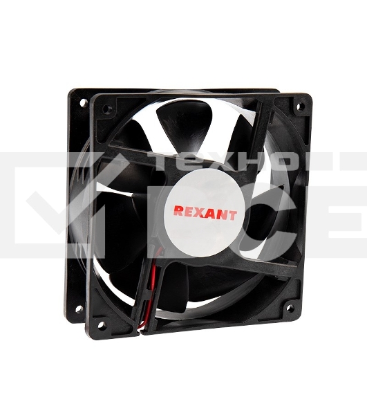 Вентилятор для корпуса Rexant RХ 12038HS 24 VDC черный, 120 мм, 2500 об/мин, 40 дБ, 2 pin