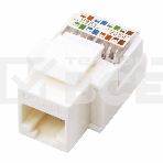 Модуль Rexant Keystone Jack RJ-45(8P8C), UTP неэкранированный, категория 5e, тип 180 градусов, белый, фото2