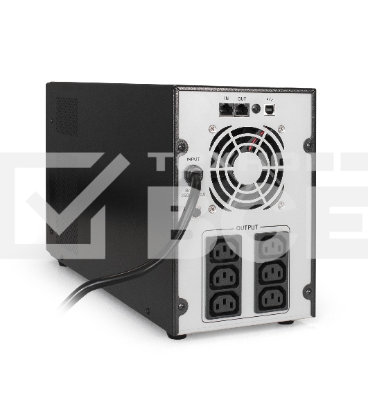 Источник бесперебойного питания ExeGate EP287659RUS SpecialPro Smart LLB-3000.LCD.AVR.C13.RJ.USB <3000VA/1800W, LCD, AVR, 6*IEC-C13, RJ45/11, USB, Black>