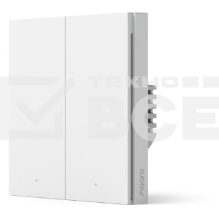 Выключатель умный двухклавишный Aqara Smart Wall Switch H1 (WS-EUK02)